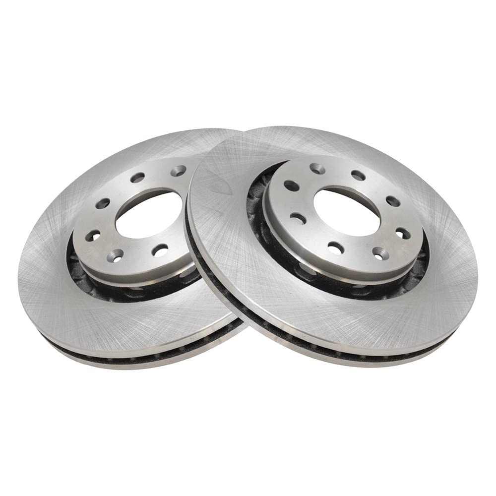 Trq Front Brake Rotors Set Vented Compatible With 2004-2011 Chevrolet Aveo 2007-2011 Aveo5 2013-2015 Spark 2014-2016 Spark Ev 20