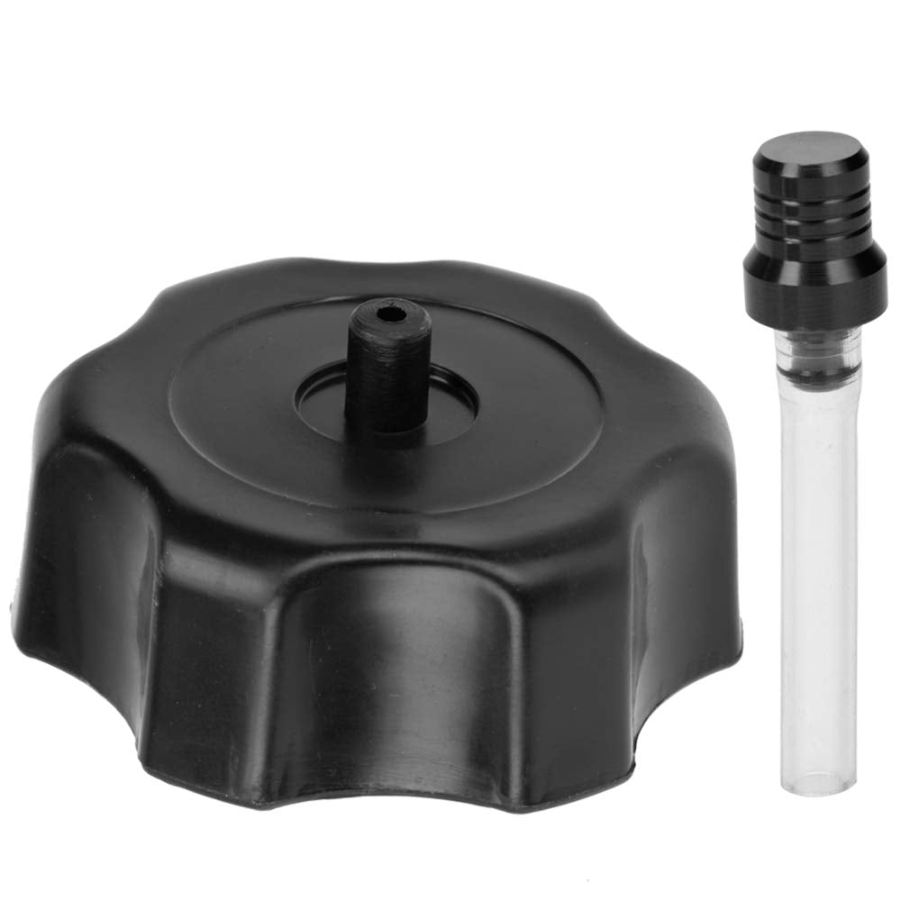 HIAORS Gas Fuel Tank Cap Cover with Breather Vent Hose for Metal Tank 50cc 70cc 90cc 110cc 125cc ATV Quad 4 Wheeler Coolster Tao