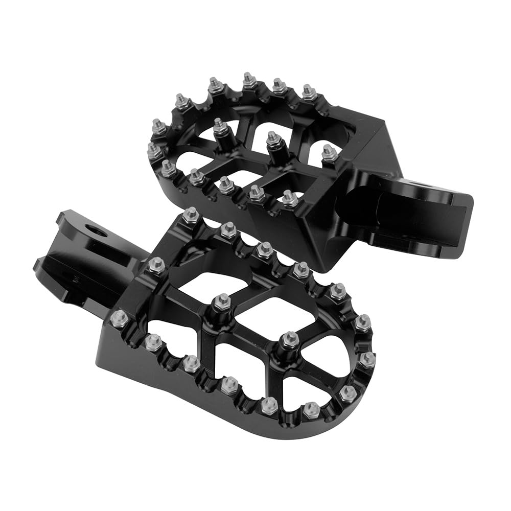 IUVWISN Motorcycle Footpegs Wider Foot Pegs Rest Pedal 7075 Aluminum for Surron Sur Ron Light Bee X/S Talaria Sting MX3/R MX4 Ta