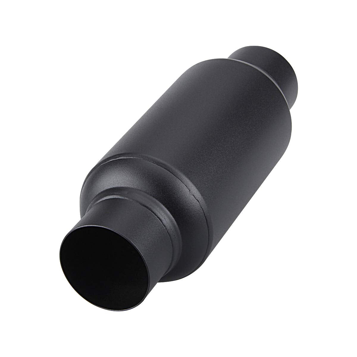 LCGP 2.5'' Inlet & 2.5'' Outlet, Universal Resonator, 11.5'' Overall Length Stainless Steel Muffler/Weld On