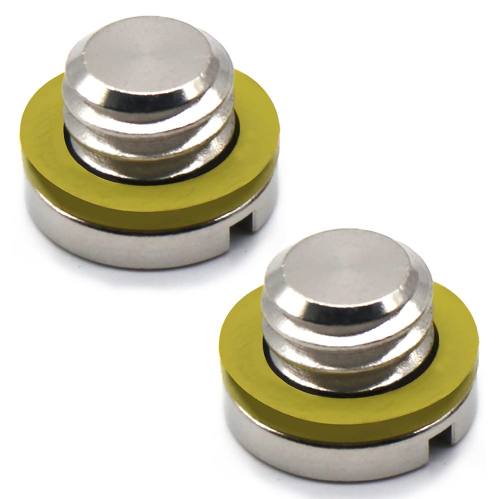 Lower Drain Plugs, Lower Unit Oil Drain Plug Gearcase Screw & Gasket for Mercury40 50 60 70 75 90115HP/Mercruiser Bravo/Alpha1Ge