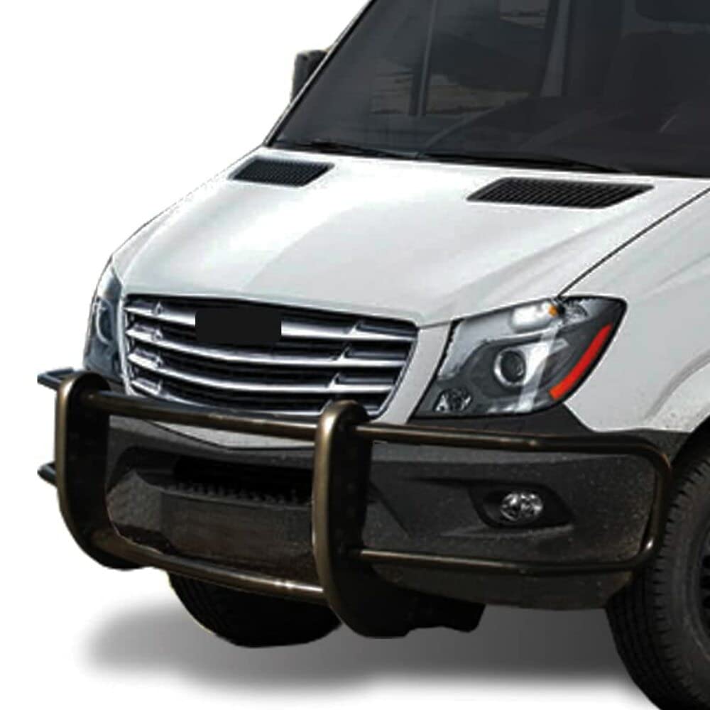 Black Horse Spartan Grille Brush Bumper Guard Modular Black Compatible With 07-09 Dodge Sprinter/Freightliner Sprinter 2500/3500