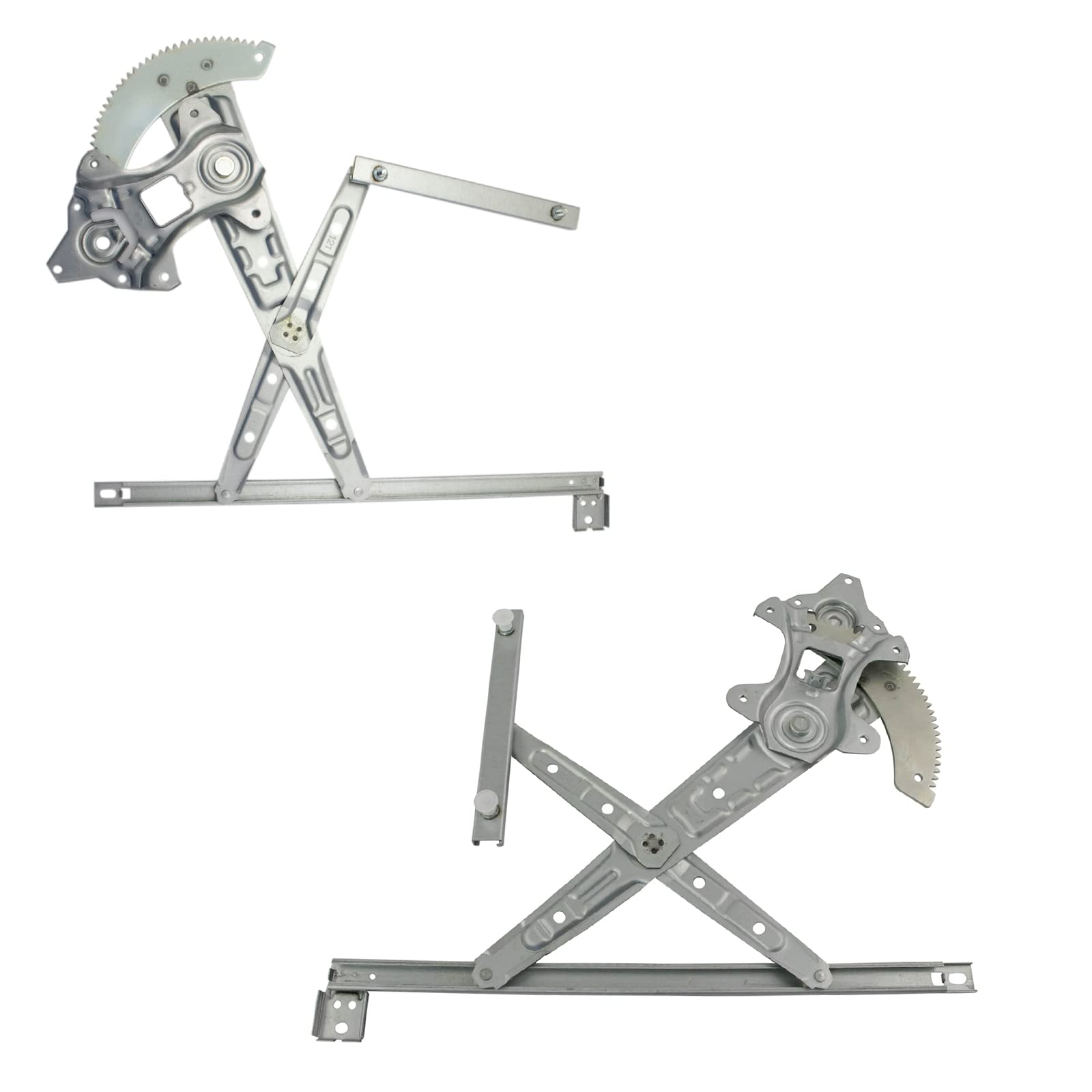 Trq Front Power Window Regulator Set Compatible With 2012-2015 Honda Civic