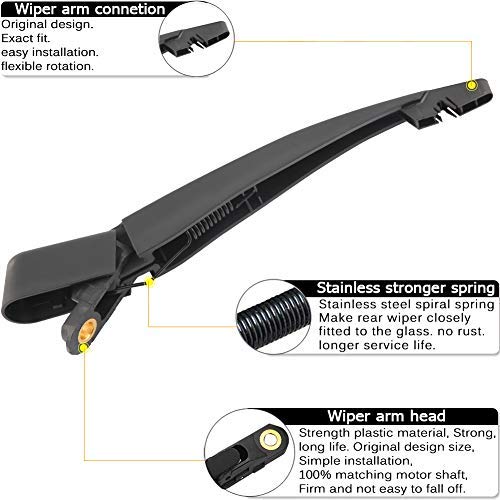 Rear Windshield Wiper Arm Blade for Ford Escape Flex 2008 2009 2010 2011 2012, Lincoln MKT 2010-2018-Factory OE Style 8L8Z17526-