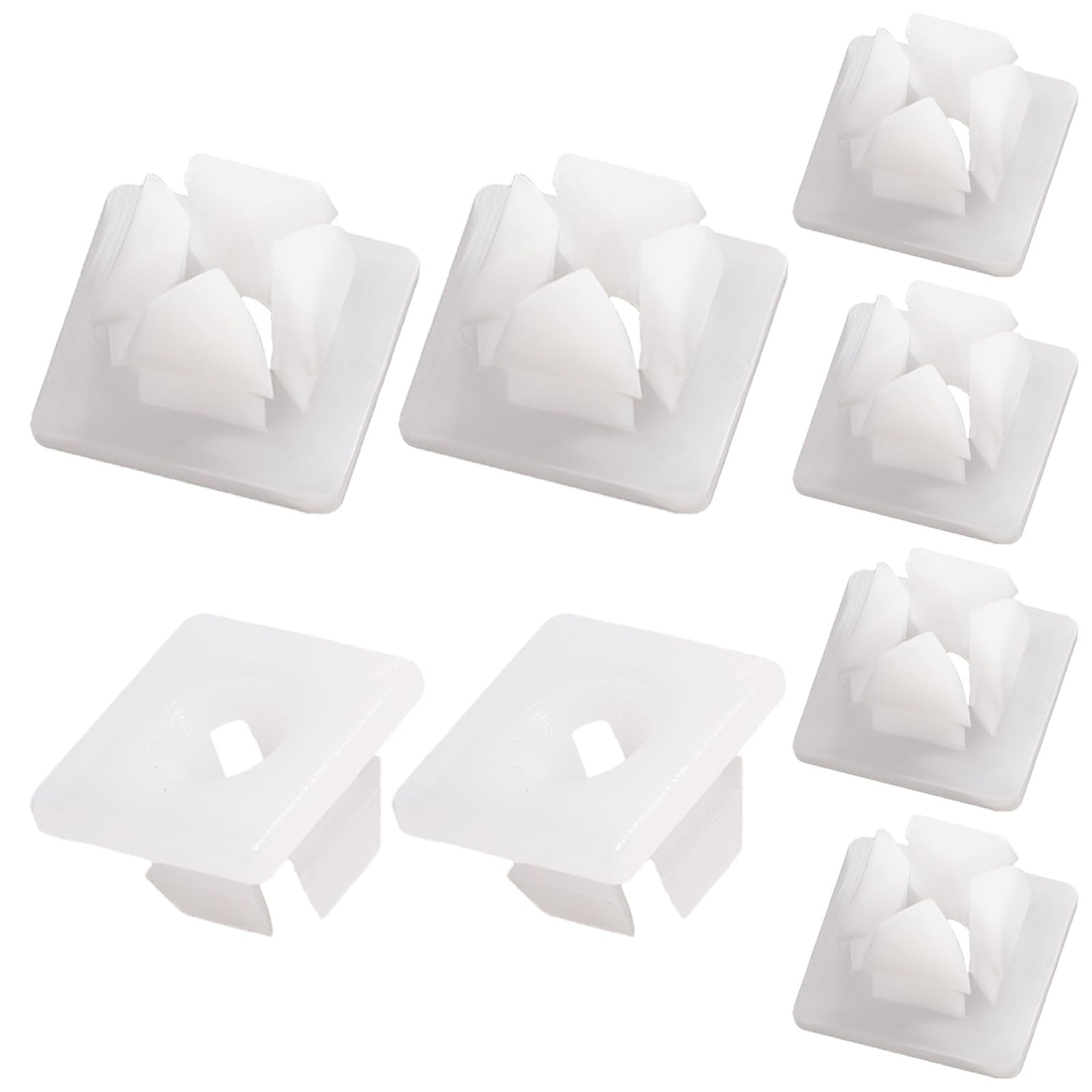 Nylon License Plate Screw Inserts - 8 Pcs | Nylon Screw Retainers For Cars Front & Back License Plate Screws, Self Tapping Gromm