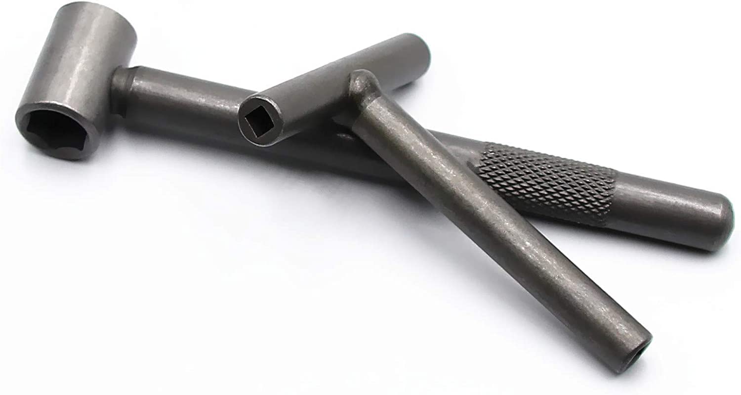 Jjlfresheners Spanner Tool Valve Screw Repair Wrench, Adjusting Square Hexagonal Hole Tool Motorcycle Scooter Valve Tappet Engine Adjustable Wrenches