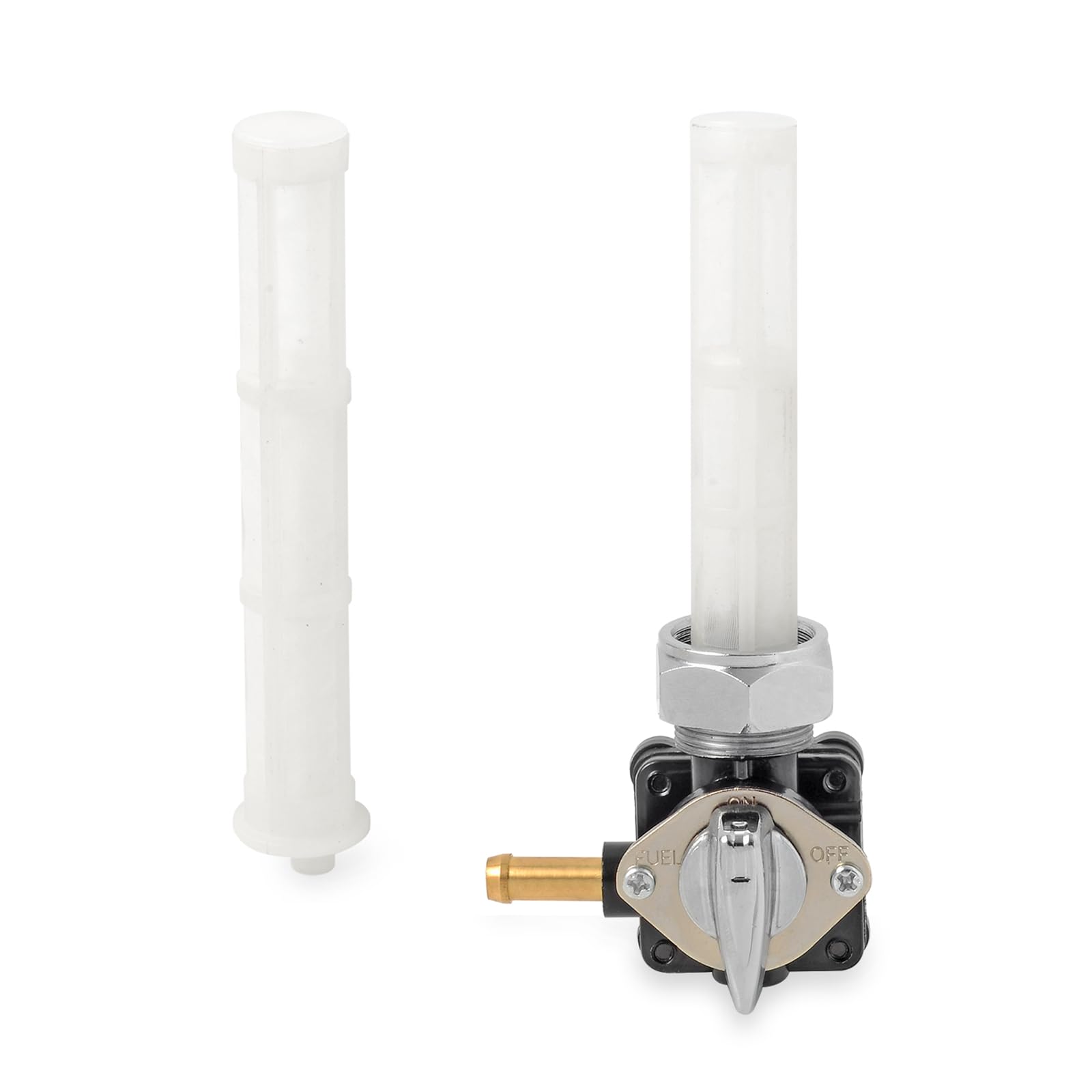 Fuel Valve Petcock 22mm Left exit For Harley FLSTF FXDL FLHT FLST FXSTB FLHR FXST 2002-2006 61338-02 VACUUM SYSTEM Petcock