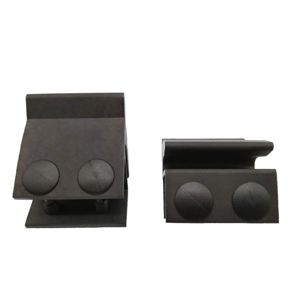 Drive-up Golf Cart Windshield Retaining Clips, Set of 2, Black, OEM#103677101, One Size