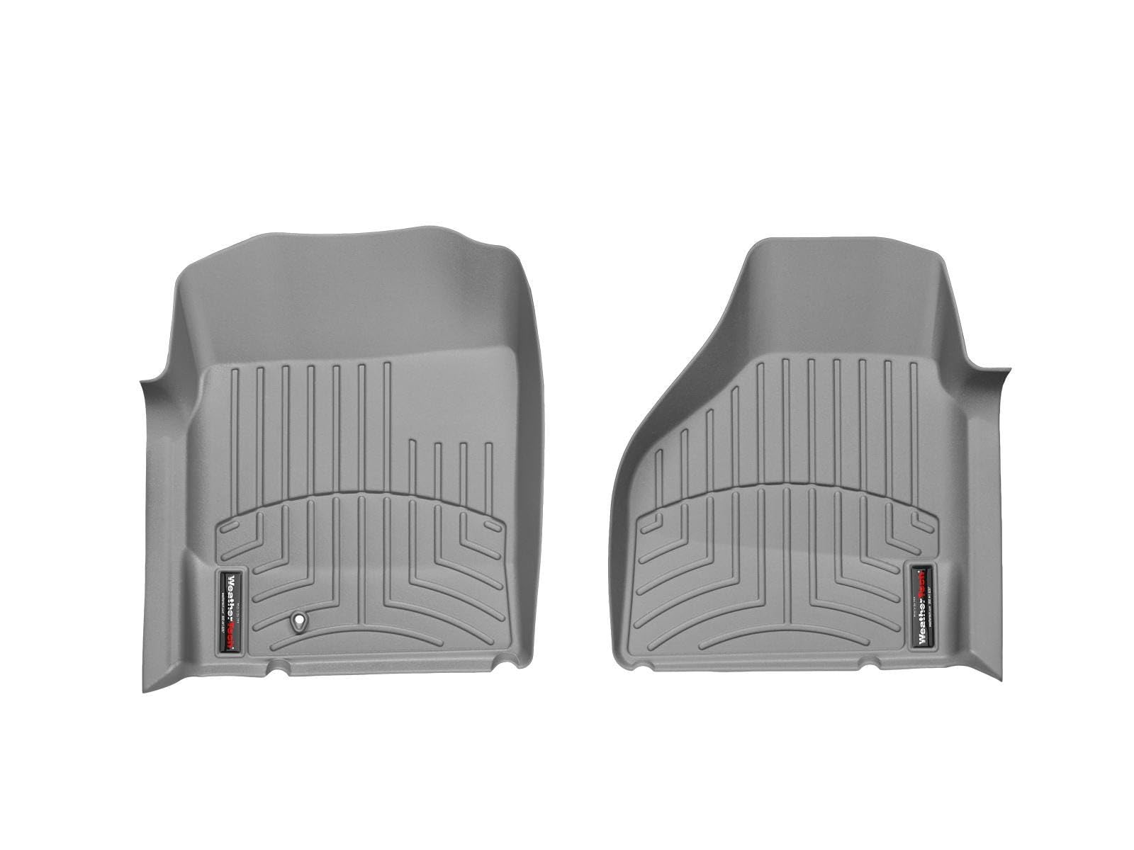 WeatherTech Custom Fit FloorLiners for Dodge Ram Truck 1500, Ram Truck 2500/3500-1st Row (460121), Grey