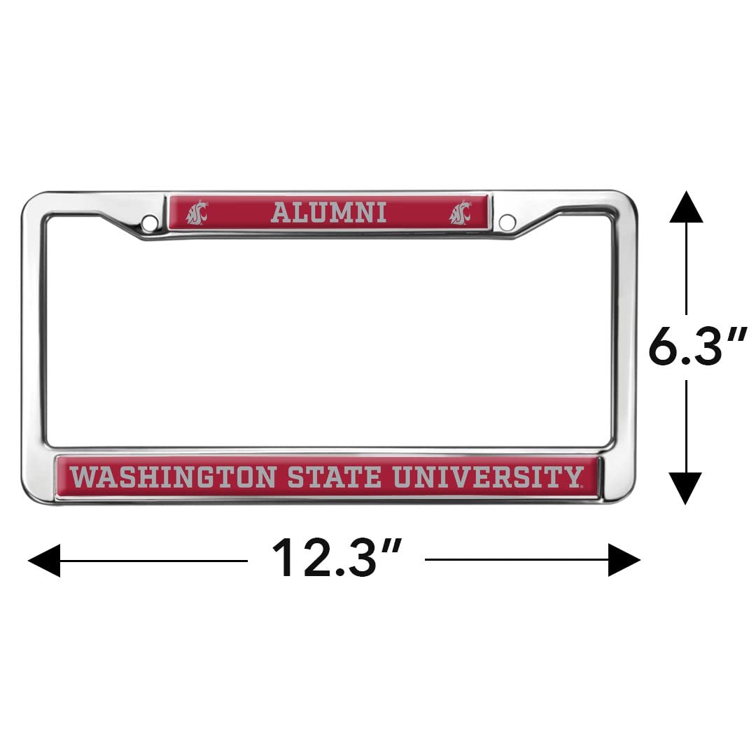 Washington State University Alumni Full Size Standard License Plate Metal Frame