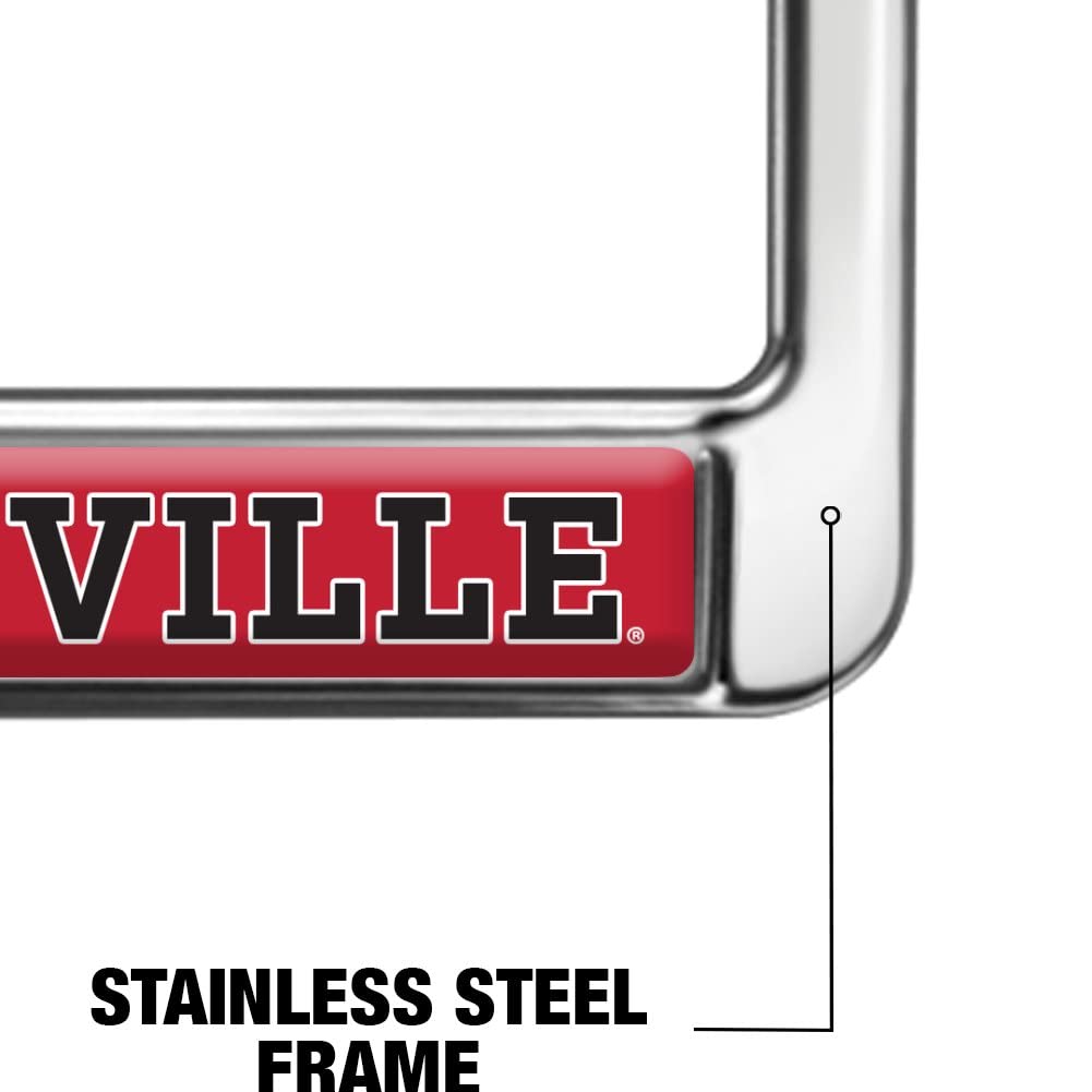GRAPHICS & MORE Metal License Plate Frame - University of Louisville Alumni - Full Size, One Size, Standard Design