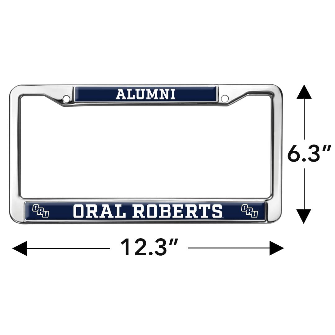 Oral Roberts University Alumni Logo Full Size Standard License Plate Metal Frame