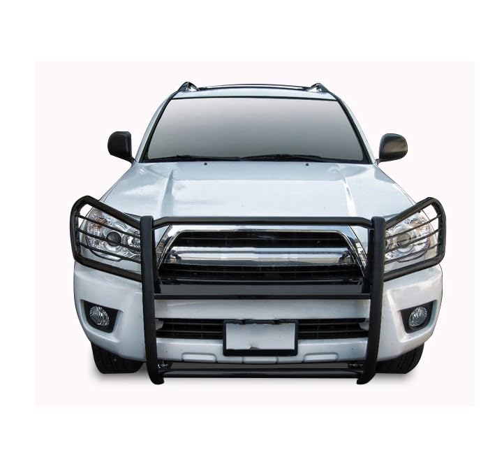 Black Horse Grille Brush Bumper Guard Modular Black Compatible With 2003-2009 Lexus Gx470|2003-2009 Toyota 4Runner-17Tu26Ma