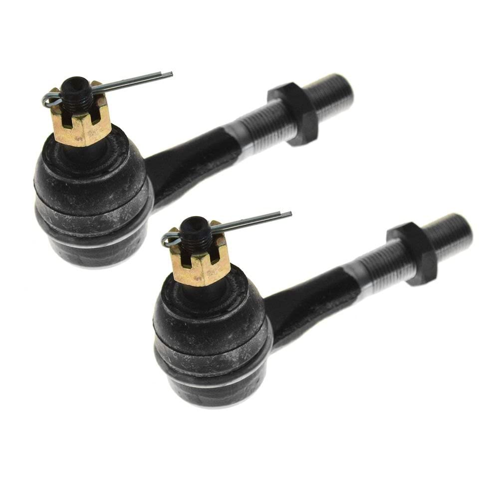 TRQ Front Outer Tie Rod Set Compatible with 1992-2000 Mitsubishi Montero 1997-2004 Montero Sport
