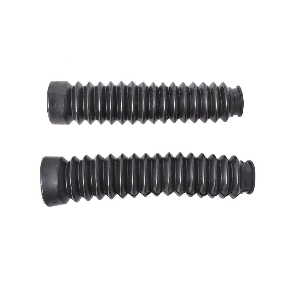 Front Fork Shock Boots Rubber Fork Cover Gaiters Replacement For Honda Atc Big Red 250Es 1985-1987