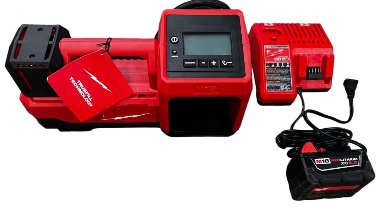 2848-20 Inflator Kit With 48-11-1850 5.0 Battery And Charger