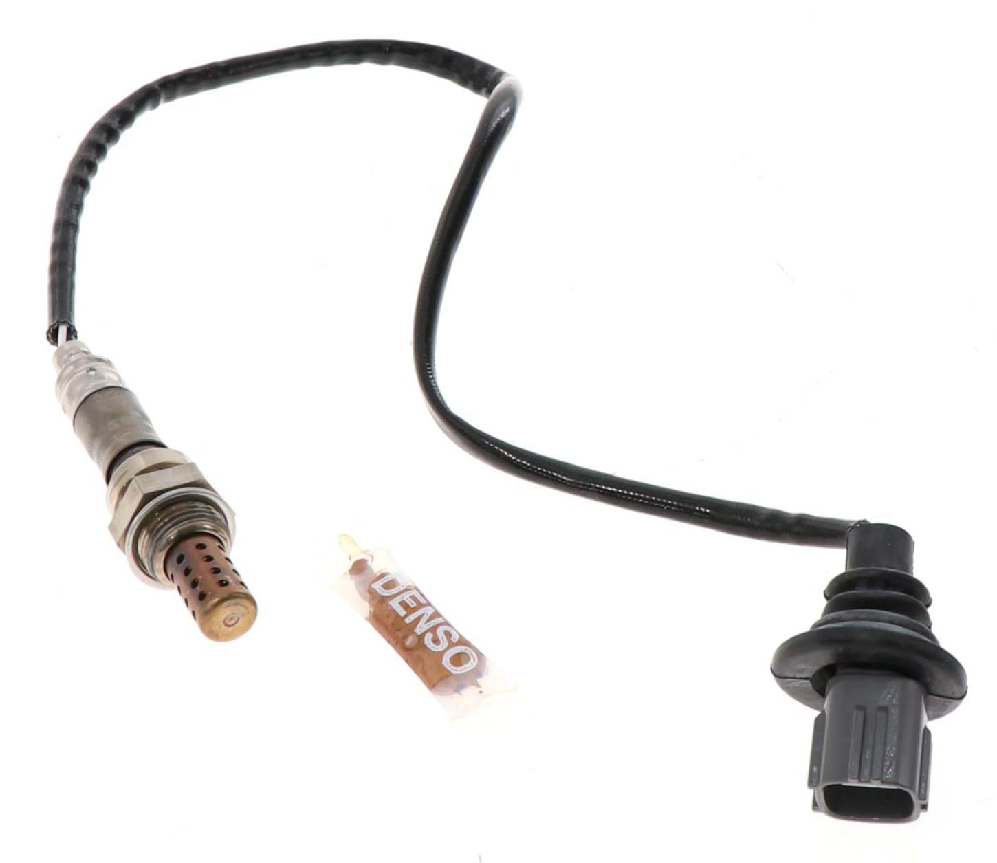 Denso 234-4623 Downstream Oxygen Sensor with 23    4-Wire Square Plug Harness for Calif. Equip