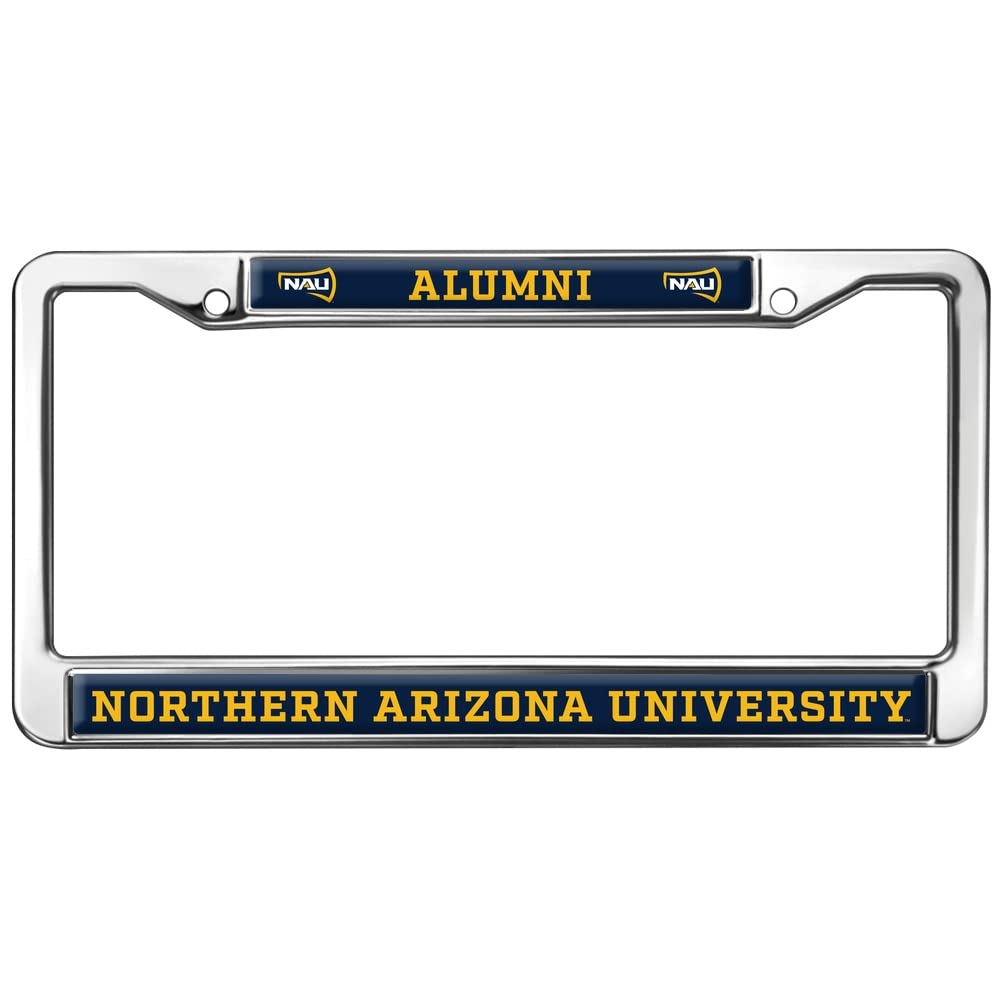 Northern Arizona University Alumni Logo Full Size Standard License Plate Metal Frame