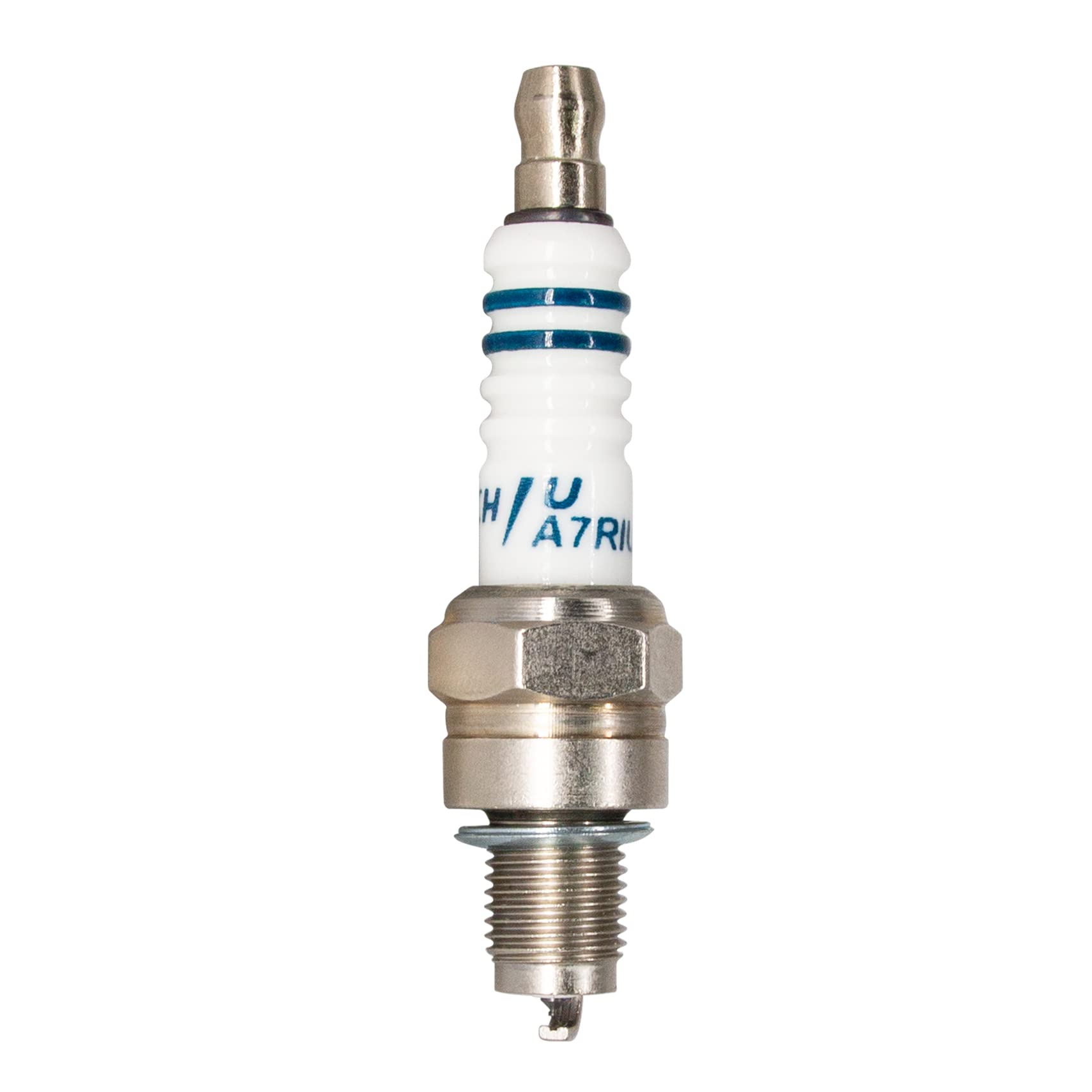 Torch Iridium Spark Plug A7Riu Replace For Ngk Cr7Hix Cr7Hsa, Fit Honda Cy50/Ss50M/Xl50/Zb50Gz/Xrsor/C90D/Cd90/Xr100R/Cb125S/Cm125C, Fit Yamaha Cr90, For Denso 4008/U22Fsr-U 5383/Iuf22,Oem