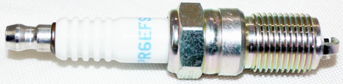 NGK BPR6EFS Spark Plug (Pack of 8) - 18mm Reach, 0.8mm Gap, 5K Ohm Resistor for Escort, Fiesta, Granada