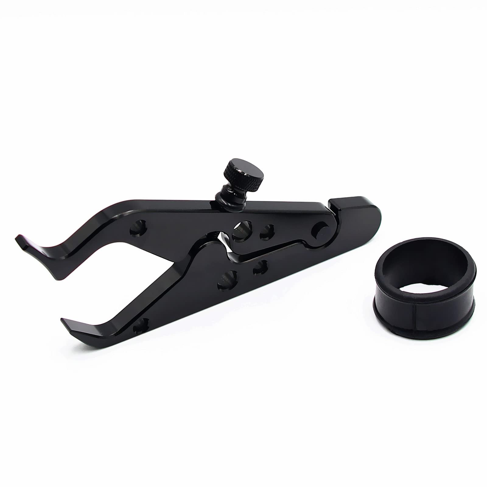 YOUSEMOT Motorcycle Cruise Control,Universal Throttle Assist Wrist Hand Grip Lock Clamp Aluminum with Silicone Ring Protect Thro
