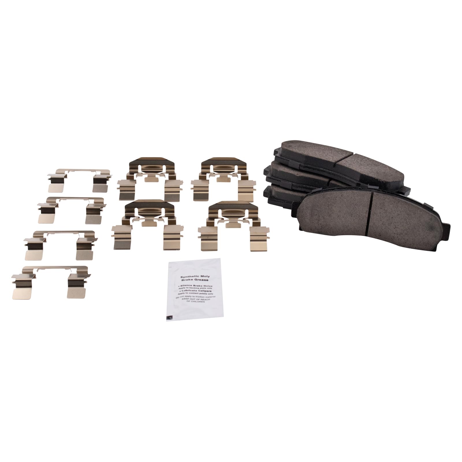 TRQ Front Premium Posi Ceramic Disc Brake Pads Kit for SUV Pickup Truck