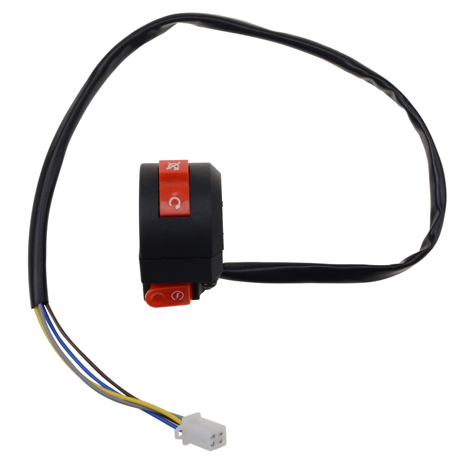 Goofit 7/8' 22Mm Handlebar Mount Motorbike On Off Start Kill Switch Replacement For Taotao Atvs Quad Wheelers Motorcycles Pit Bike