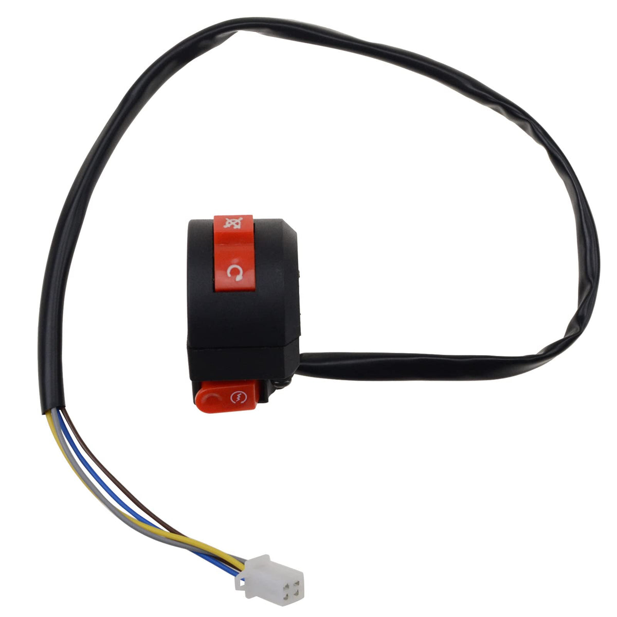 GOOFIT 7/8'' 22mm Handlebar Mount Motorbike ON OFF Start Kill Switch Replacement for Taotao ATVs Quad Wheelers Motorcycles Pit B