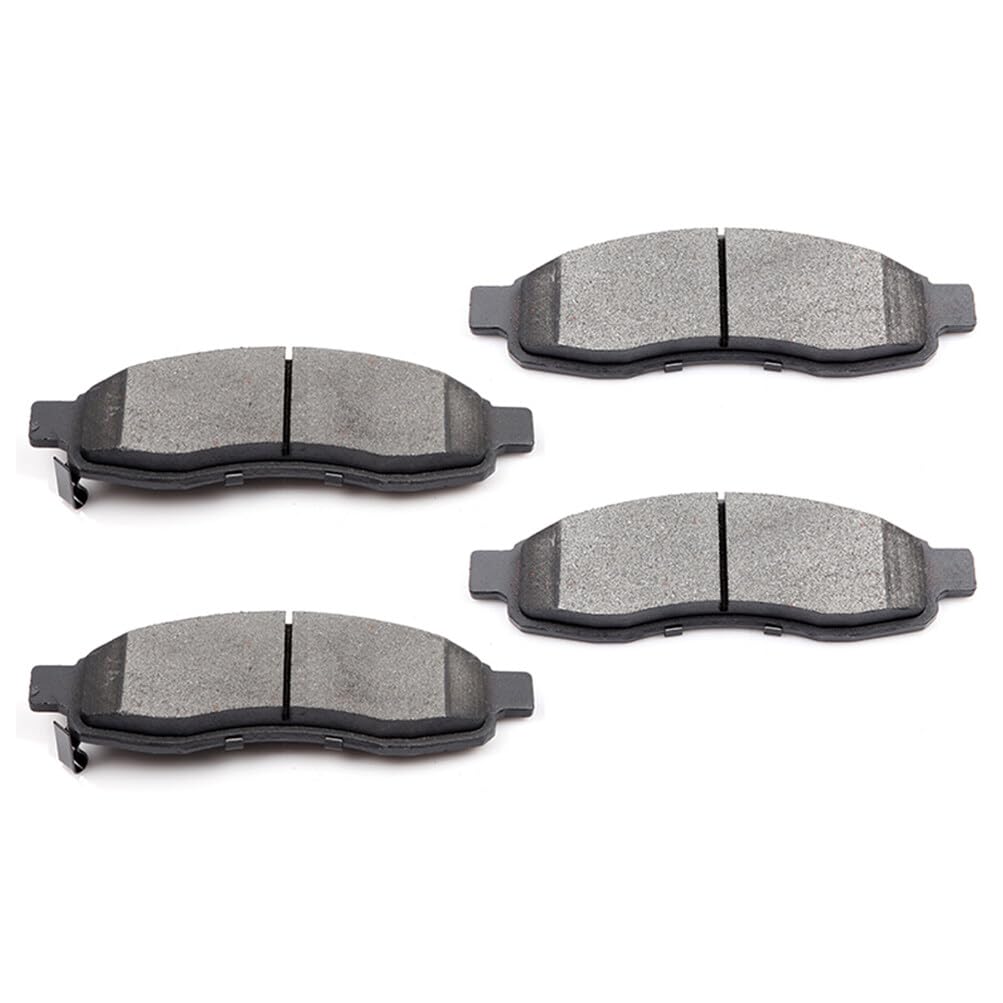 Automuto 4Pcs Front Semi-Metallic Disc Brake Pads Set D1015 For Infiniti Qx56 2004-2006,For Nissan Armada 2005-2006,For Nissan P