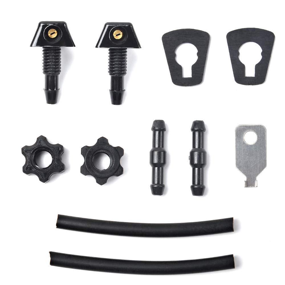 Otuayauto Universal Windshield Washer Nozzles Kit - Replaces Oem #47137, Spray Jet Kit (Pack Of 11)