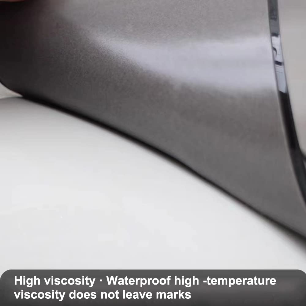 VORILES ZX6R Side Decals - Anti Slip Tank Pad Stickers for Ninja ZX6R 2013-2025, Black, Motorcycle Accessories