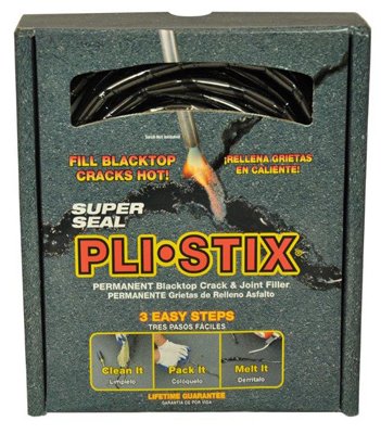 Dalton Enterprises Super Seal Pli-Stix Black Asphalt Crack Filler 30 Linear ft.