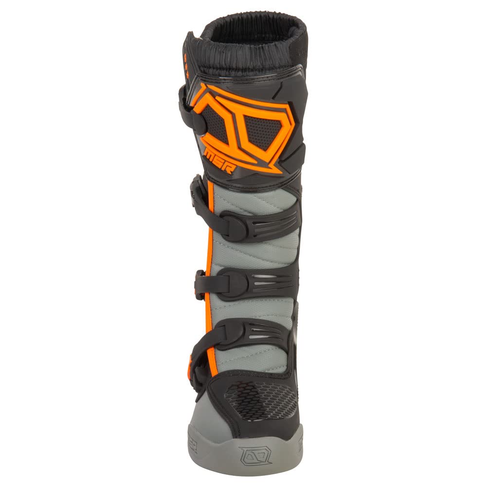 Msr M3X Motocross Boot (9, Grey/Orange)