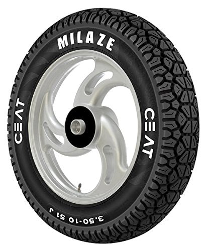 Ceat Milaze X5 90/10010 53J Tubeless Scooter Tyre,Front Or Rear