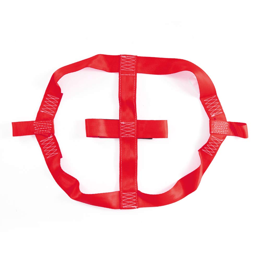 Moto4U Universal Motorcycle Rear Wheel Tie Down Strap In Red