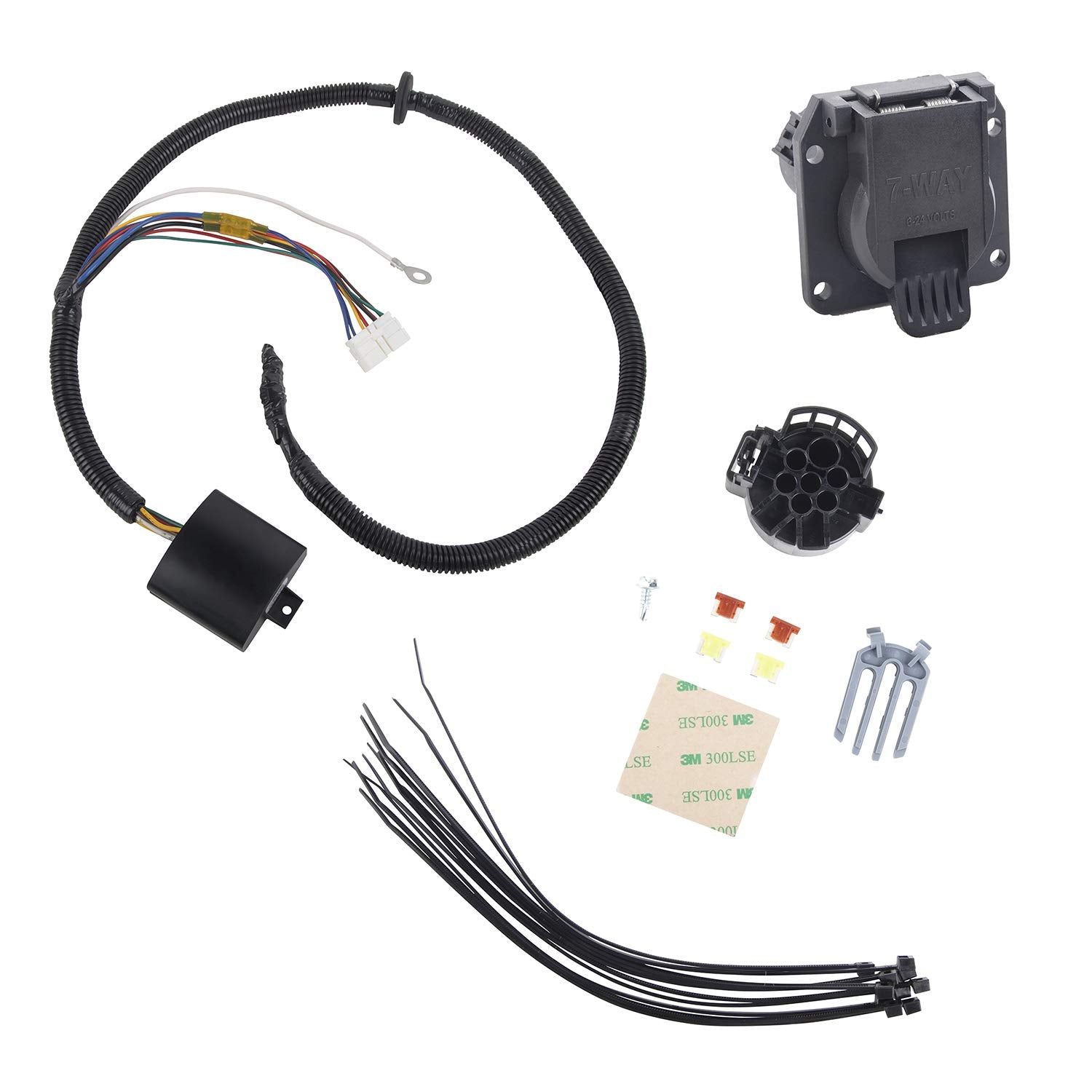 Tekonsha 118289 Tow Harness, 7-Way, W/Circuit Protected Modulite® Hd Module, Compatable With 2014-2020 Acura Mdx