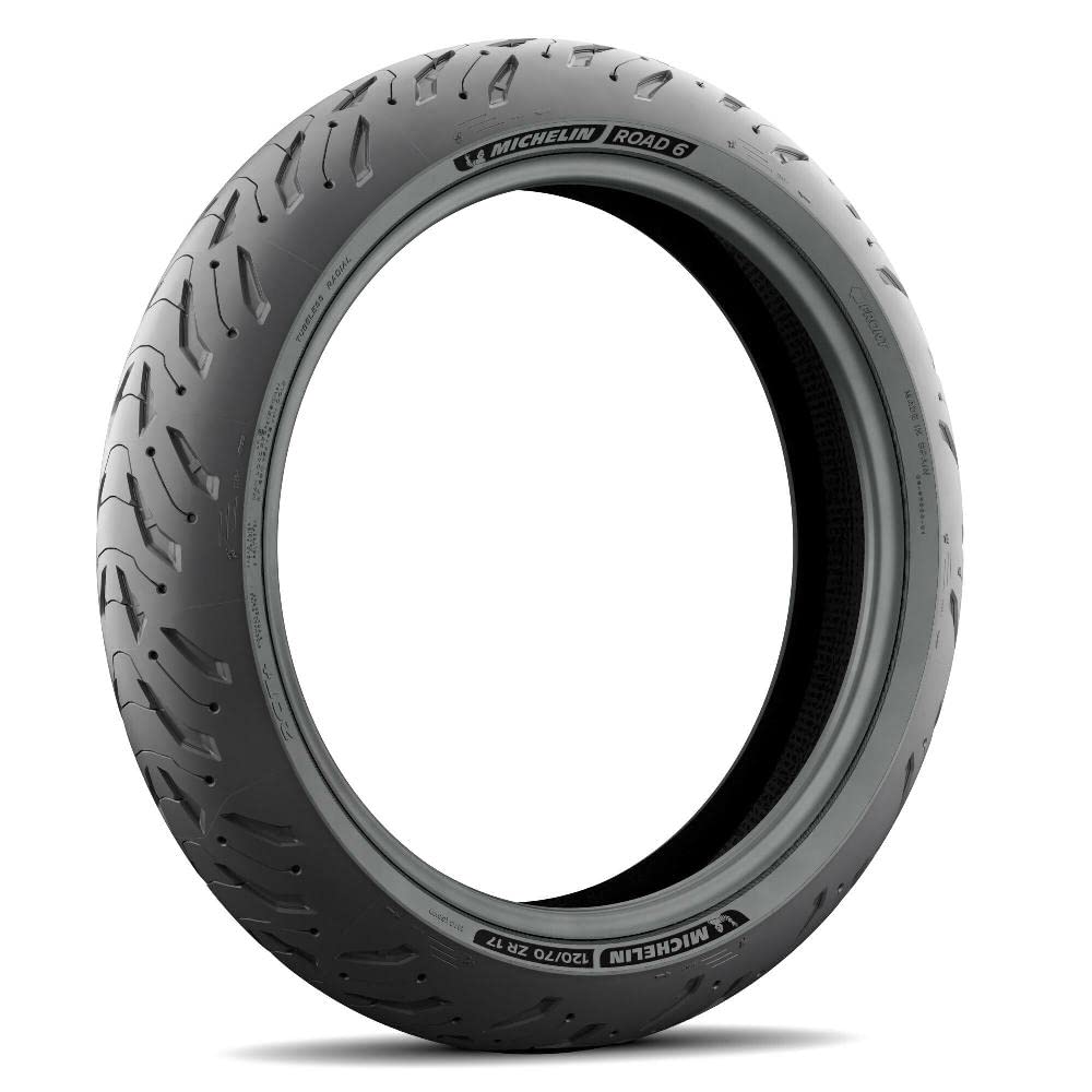 Michelin Road 6 Front Tire, Black, 120/70Zr-17 (58W) (26276)
