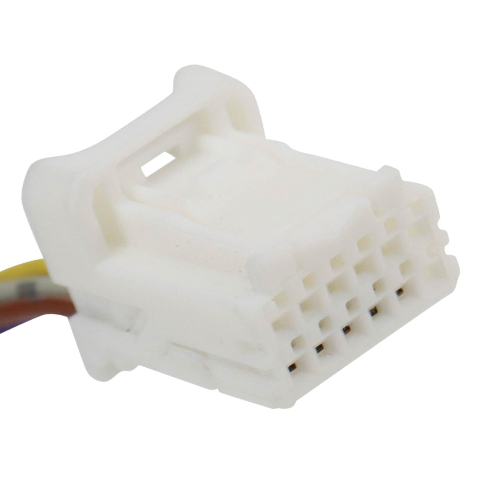 Trq Right Mirror Without Heat Without Memory With Gloss Black Housing Passenger Side Compatible With 2005-2007 Nissan Murano Ni1