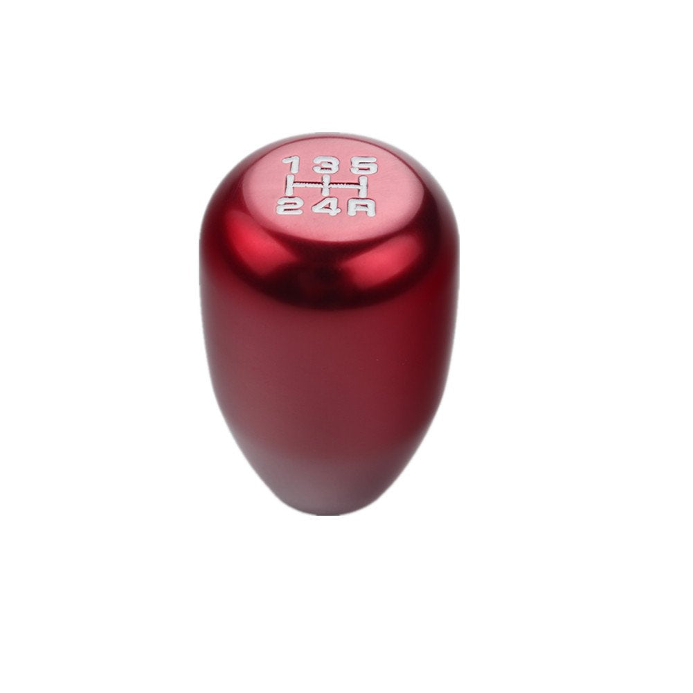 Dewhel Jdm Universal 5 Speed Manual Shift Knob M10X1.5 Screw On Red