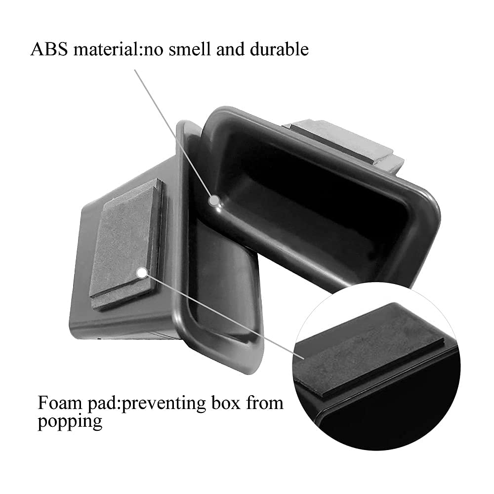 Vesul Front Row Door Organizer Compatible With Ford Explorer 2011 2012 2013 2014 2015 Armrest Storage Tray Phone Container Handl