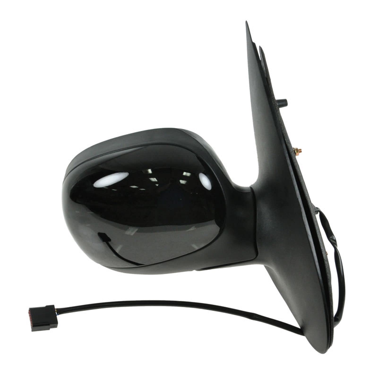 Trq Right Mirror Power Without Heat With Smooth Black Cover Passenger Side Compatible With 1998-2002 Ford Expedition 2001-2002 F