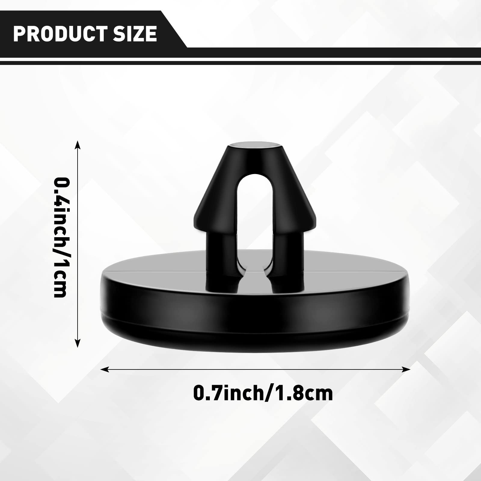 Frienda 12 Pieces Brake Switch Stopper Brake Pedal Pad Brake Light Switch Stopper Brake Switch Pad Clutch Pedal Stopper 90541-06036