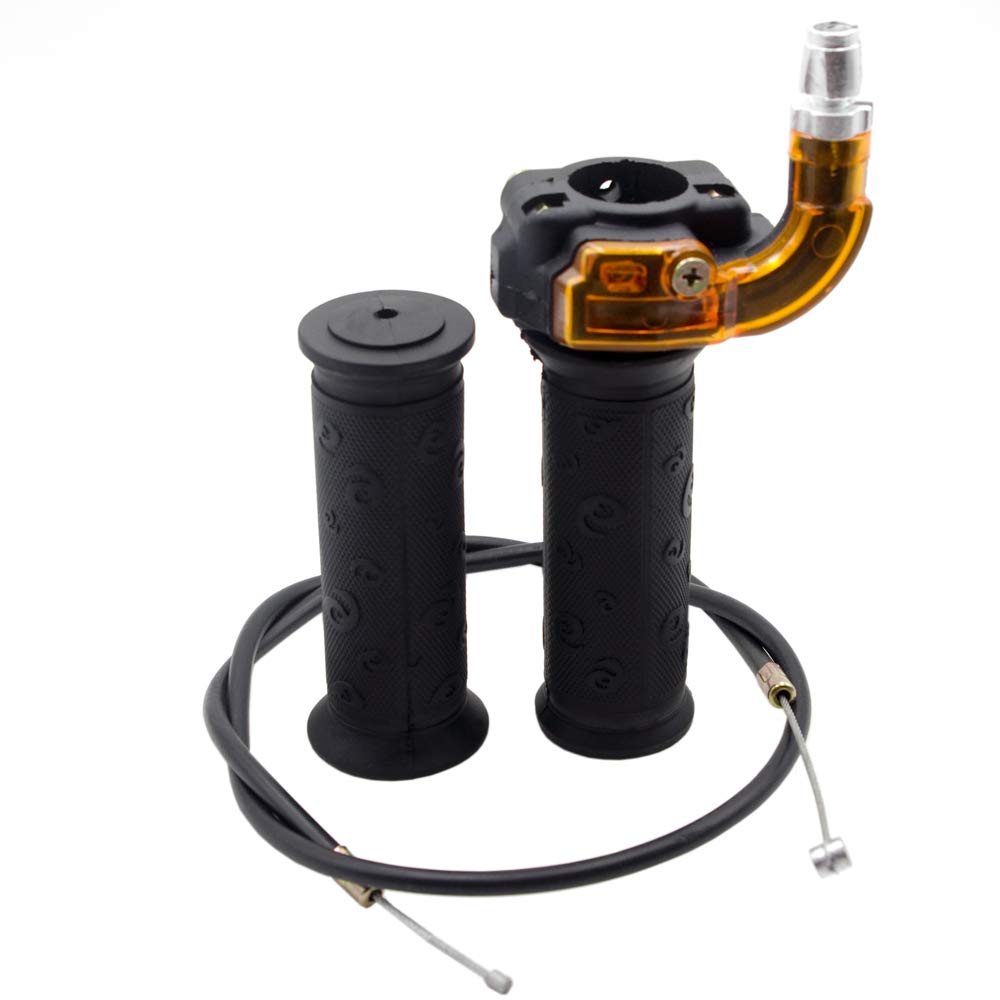 Royitay 7/8'' 22Mm Twist Throttle Accelerator Grip And Cable For 47Cc 49Cc Mini Dirt Bike Atv Quad Pocket