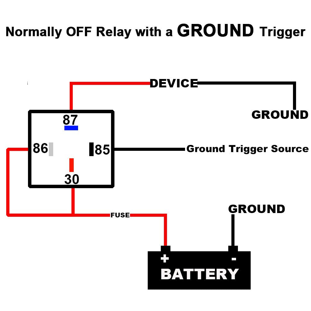 irhapsody Car Relay 4-pin 12V 40/30amp, Spst 12-Volt Auto Switches & Starters,Pack of 25