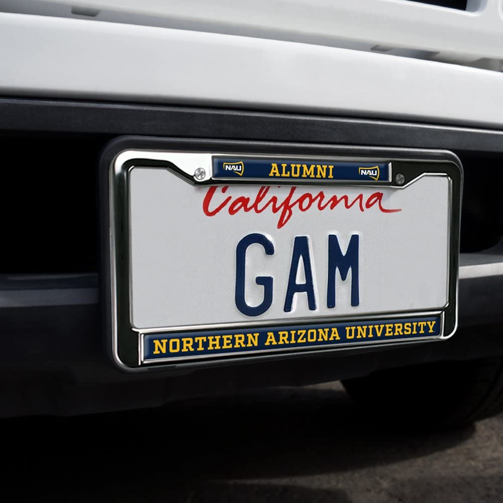 Northern Arizona University Alumni Logo Full Size Standard License Plate Metal Frame