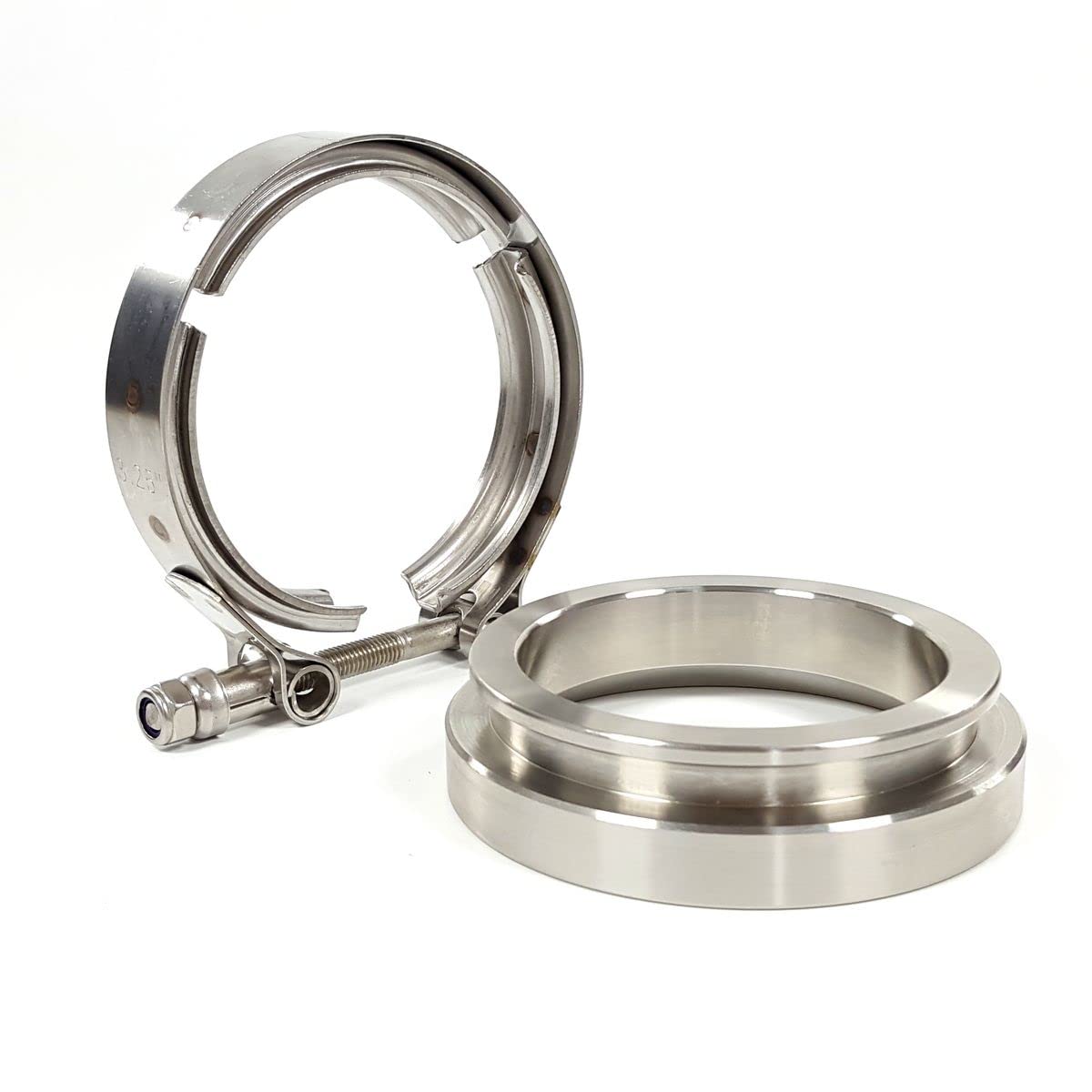3.25'' Turbo Exhuast V-band Clamp Flange Kit For GT45 GT45R T304 Stainless Steel