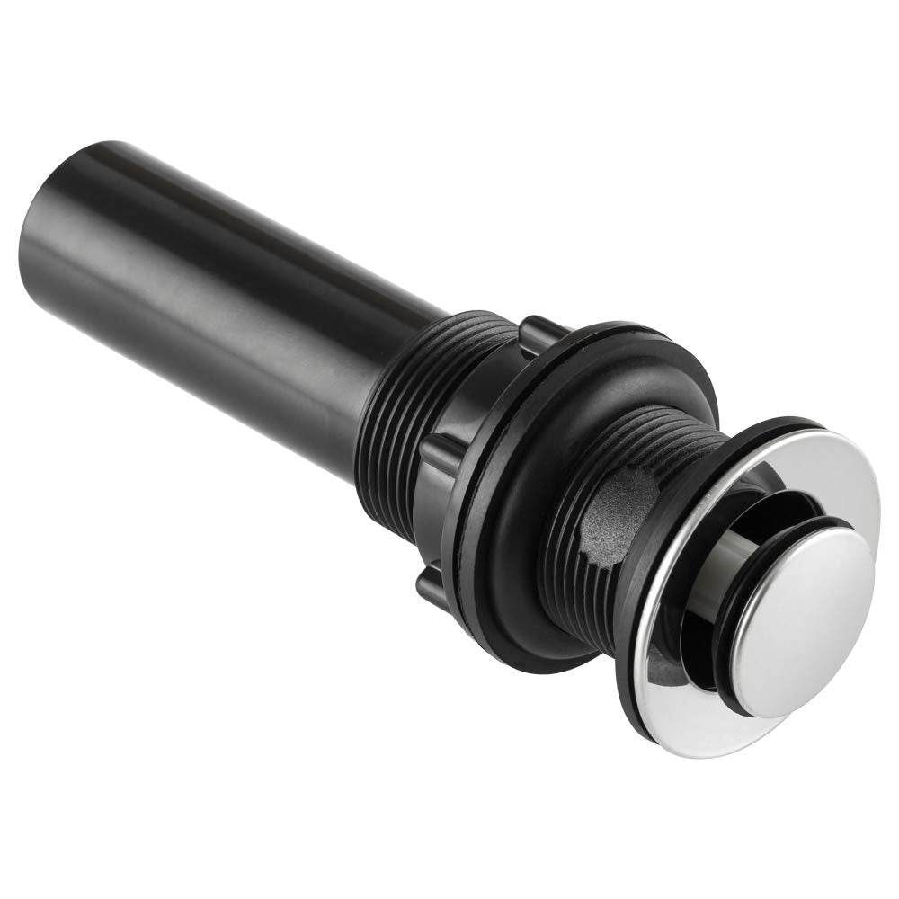 Dura Faucet Universal Rv Bathroom Sink Pop-Up With No Overflow (Chrome Polished)