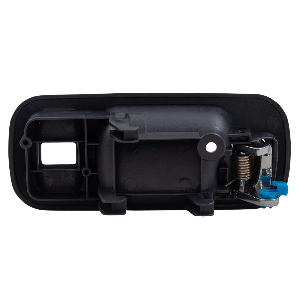 Brock Replacement Drivers Front Inside Interior Door Handle Gray Bezel w/Chrome Handle Compatible with 1997-2001 CR-V 72164-S10-