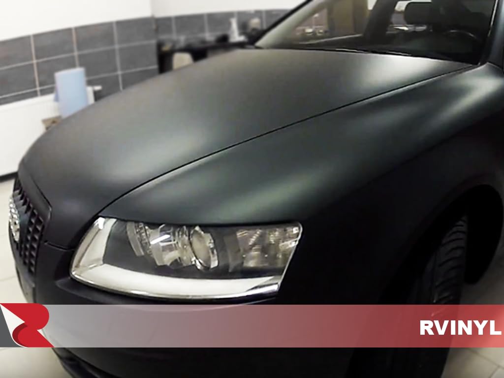 3M 2080 Series M12 Matte Black - 5Ft X 6'' - 2.5Sq Ft - Dual Cast Lustrous Vinyl Car Wrapping Film - Bubble Free Vehicle Sheet R