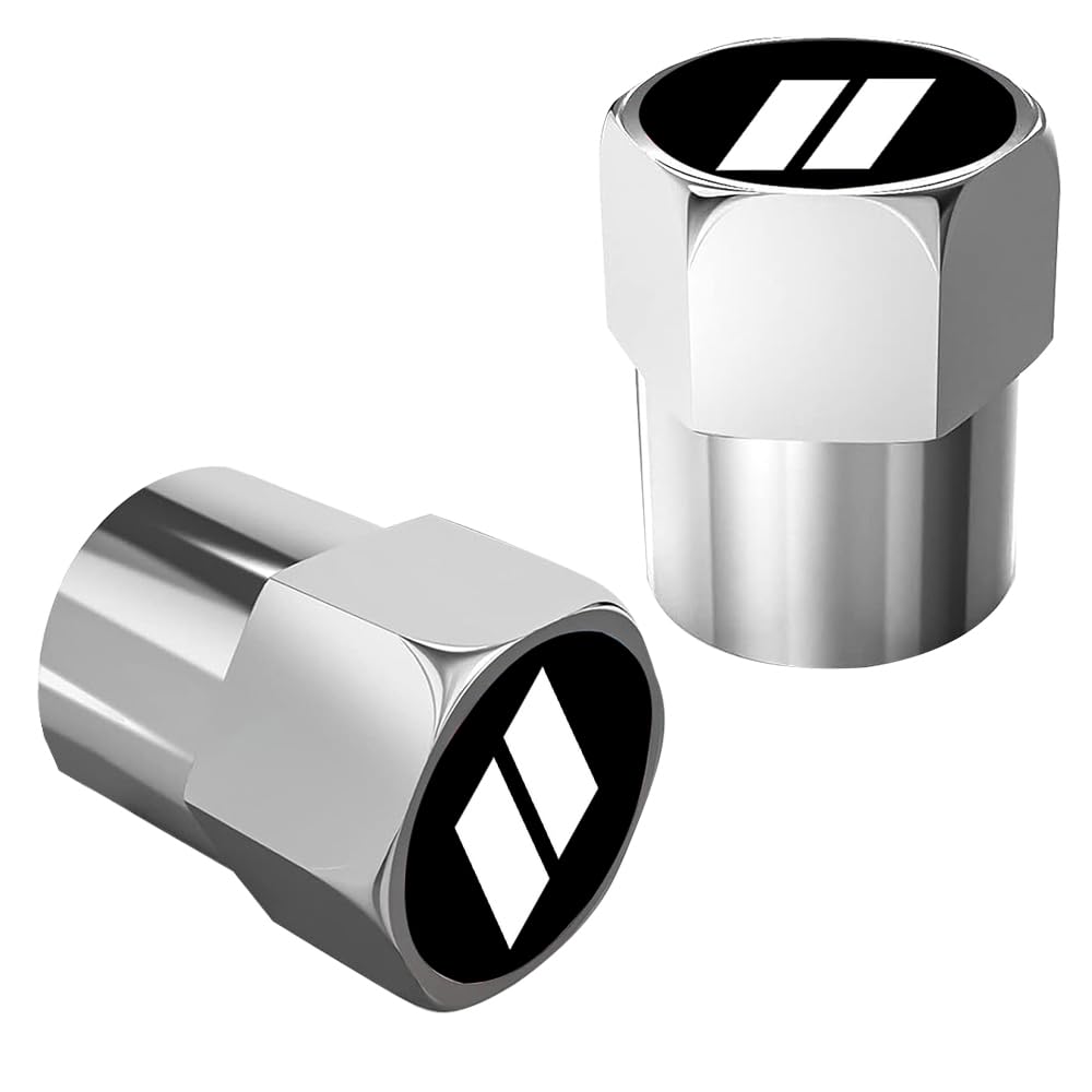 4Pcs Tire Valve Stem Caps Explosion Valve Cover Aluminum Alloy Compatible With Dodge Challenger Charger Durango Avenger Whitewhi